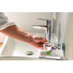 Casa si Gradina - Sanitare - Suporturi si accesorii baie - Suporturi baie - Bara prosop Grohe 41187DC0, Start, pe perete, 800 mm, metal, mat, otel satinat - Infinity.ro