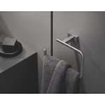 Casa si Gradina - Sanitare - Suporturi si accesorii baie - Suporturi baie - Suport hartie igienica Grohe 40507DC1, Essentials Cube, pe perete, metal, mat, otel satinat - Infinity.ro