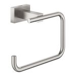 Casa si Gradina - Sanitare - Suporturi si accesorii baie - Suporturi baie - Suport hartie igienica Grohe 40507DC1, Essentials Cube, pe perete, metal, mat, otel satinat - Infinity.ro