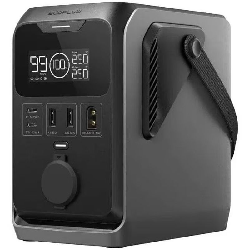 Casa si Gradina - Electrice - Panouri solare si accesorii - Accesorii panouri solare - Statie portabila de alimentare EcoFlow Trail 300 DC, 288Wh, 90K mAh, USB-C/USB-A - Infinity.ro