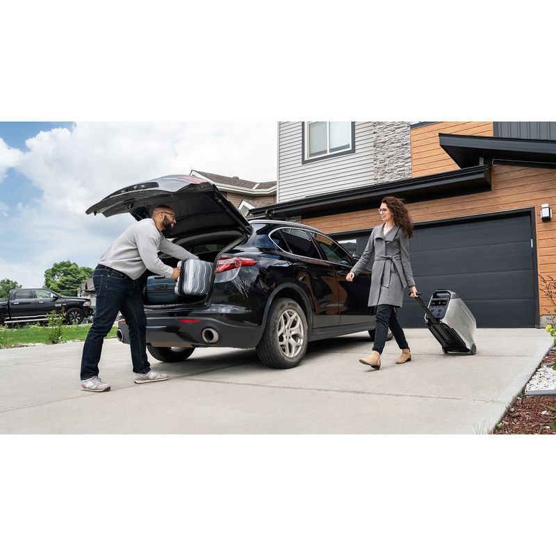 Casa si Gradina - Electrice - Panouri solare si accesorii - Accesorii panouri solare - Statie de incarcare portabila EcoFlow Delta 3 Pro, 4096Wh, 4000W, argintiu - Infinity.ro