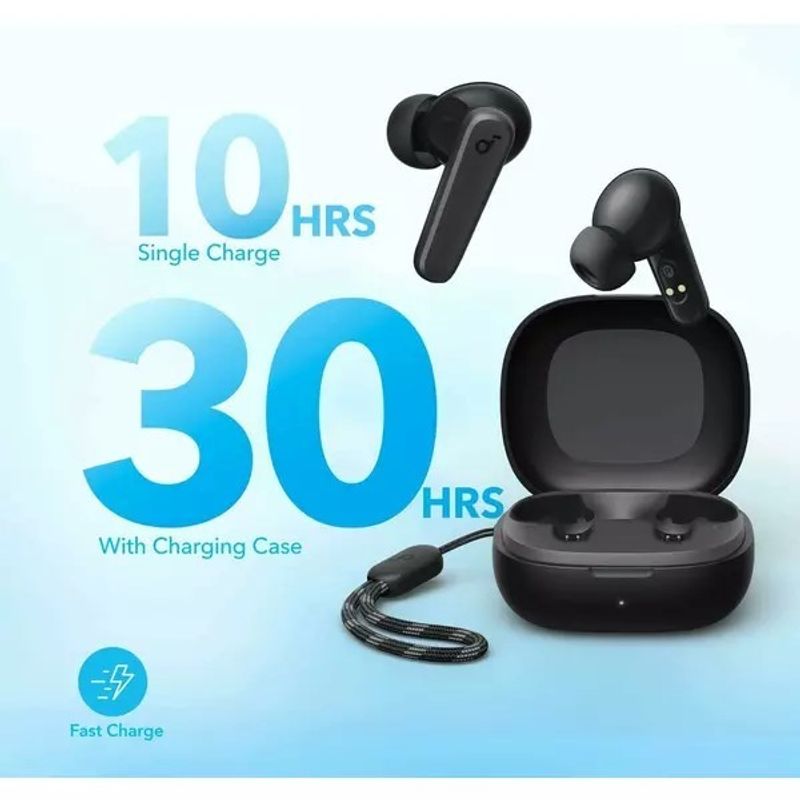TV, Audio-Video si Foto - Portabile audio - Casti audio - Casti TWS Anker Soundcore R50i v2, Bluetooth 5.3, Baterie 30h, Alb, A3949G22 - Infinity.ro