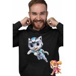 Fashion, accesorii si bijuterii - Barbati - Imbracaminte - Hanorace barbati - Hanorac Barbati Paw Patrol Cat Pack Rory Patrula Catelusilor, negru, marime XL - Infinity.ro