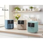 Electronice si Electrocasnice - Electrocasnice bucatarie - Aparate de gatit & desert - Friteuze - Friteuza cu aer cald Fram FAF-B6BL17SQ, 5.7L, 1700W-2200W, Albastru - Infinity.ro