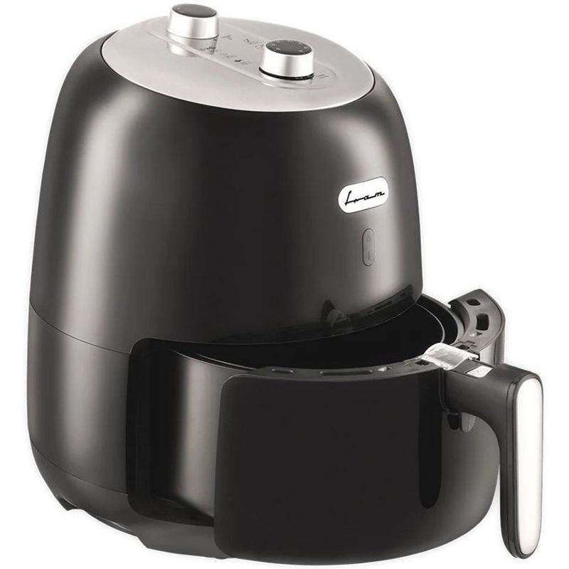 Electronice si Electrocasnice - Electrocasnice bucatarie - Aparate de gatit & desert - Friteuze - Friteuza cu aer cald FRAM FAF-1500BK, 1500W, 3.2L, Negru - Infinity.ro