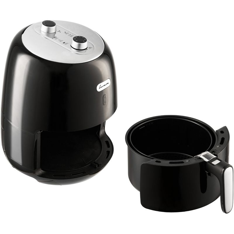 Electronice si Electrocasnice - Electrocasnice bucatarie - Aparate de gatit & desert - Friteuze - Friteuza cu aer cald FRAM FAF-1500BK, 1500W, 3.2L, Negru - Infinity.ro