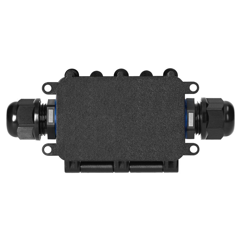 Casa si Gradina - Electrice - Accesorii electrice - Accesorii prize si intrerupatoare - Doza derivatie ORNO OR-JB-13815/2, 2 intrari 2xM20, conector rapid, IP68, neagra - Infinity.ro