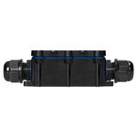 Casa si Gradina - Electrice - Accesorii electrice - Accesorii prize si intrerupatoare - Doza derivatie ORNO OR-JB-13815/2, 2 intrari 2xM20, conector rapid, IP68, neagra - Infinity.ro