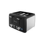 Electronice si Electrocasnice - Electrocasnice bucatarie - Preparare paine - Prajitoare de paine - Prajitor de paine FRAM FTP-1574SSBK, 1500W, 4 felii, Negru/Inox - Infinity.ro