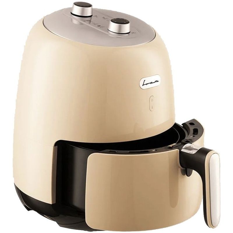 Electronice si Electrocasnice - Electrocasnice bucatarie - Aparate de gatit & desert - Friteuze - Friteuza cu aer cald FRAM Airfryer FAF-1500CR, 1500W, 3.2L, crem - Infinity.ro