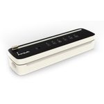 Electronice si Electrocasnice - Electrocasnice bucatarie - Mixere, tocatoare & roboti de bucatarie - Aparate de vidat - Aparat de vidat si sigilat Fram FAV-100CR-BK, 100W, vidare uscata/umeda, crem/negru - Infinity.ro