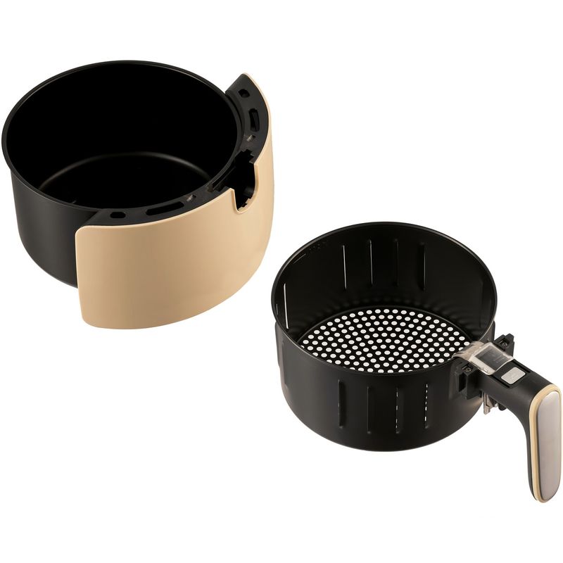 Electronice si Electrocasnice - Electrocasnice bucatarie - Aparate de gatit & desert - Friteuze - Friteuza cu aer cald FRAM Airfryer FAF-1500CR, 1500W, 3.2L, crem - Infinity.ro