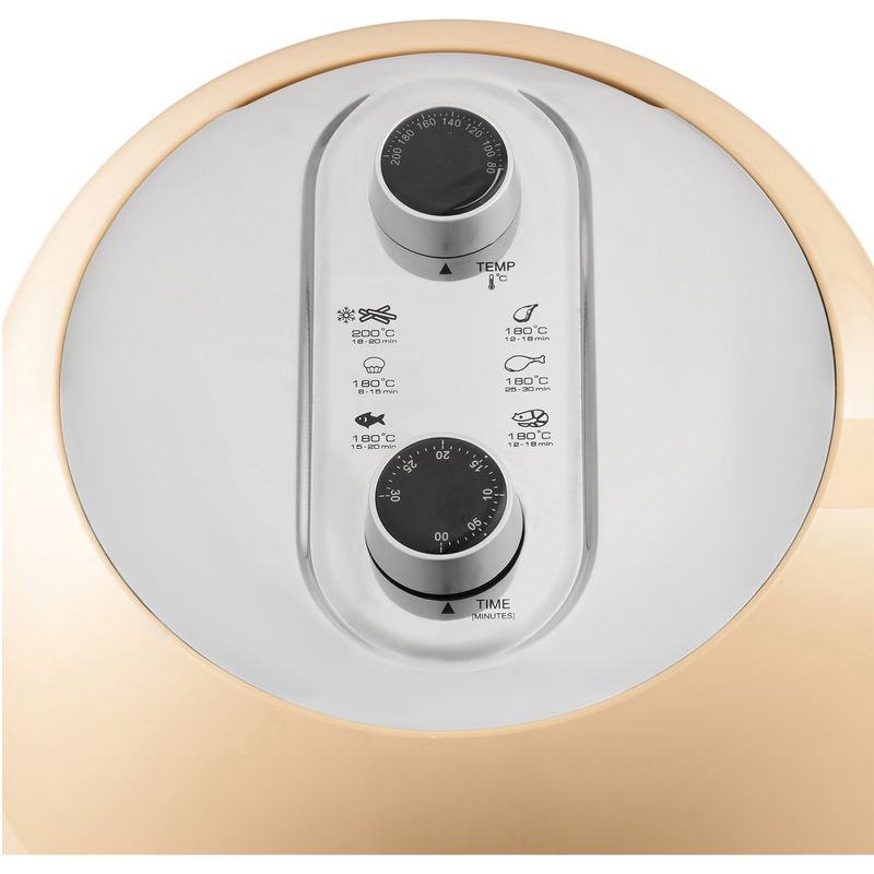 Electronice si Electrocasnice - Electrocasnice bucatarie - Aparate de gatit & desert - Friteuze - Friteuza cu aer cald FRAM Airfryer FAF-1500CR, 1500W, 3.2L, crem - Infinity.ro