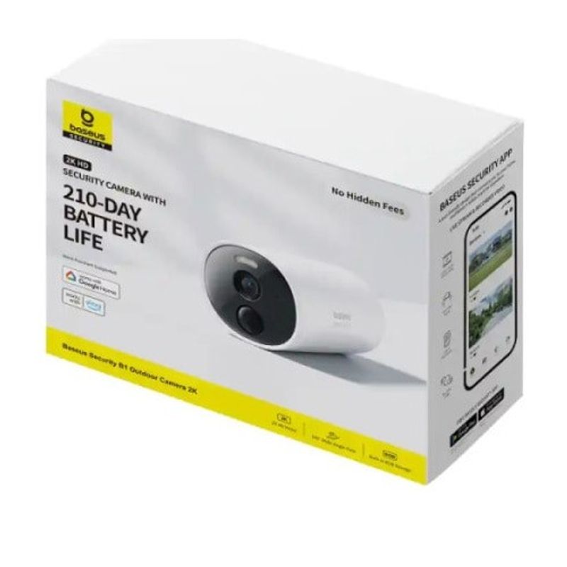 Casa si Gradina - Electrice - Smart Home - Camere de supraveghere - Camera de supraveghere Baseus Security B1, 2K HD, AI Detection, Baterie 7800 mAh, IP67 - Infinity.ro