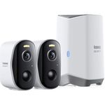 Casa si Gradina - Electrice - Smart Home - Camere de supraveghere - Sistem supraveghere video wireless Baseus Security N1 HomeStation, 2 camere, 2K HD, baterie 7800 mAh - Infinity.ro