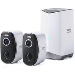 Casa si Gradina - Electrice - Smart Home - Camere de supraveghere - Sistem supraveghere video wireless Baseus Security N1 HomeStation, 2 camere, 2K HD, baterie 7800 mAh - Infinity.ro