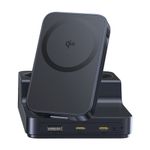 Laptop, Telefoane si Tablete - Telefoane mobile si accesorii - Accesorii Telefoane - Incarcatoare telefoane - Statie de alimentare Baseus Nomos ND11, Magnetic Wireless, 67W, E00078801123-00, Cosmic Black - Infinity.ro