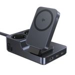 Laptop, Telefoane si Tablete - Telefoane mobile si accesorii - Accesorii Telefoane - Incarcatoare telefoane - Statie de alimentare Baseus Nomos ND11, Magnetic Wireless, 67W, E00078801123-00, Cosmic Black - Infinity.ro