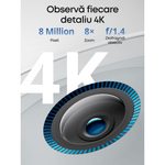 Casa si Gradina - Electrice - Smart Home - Camere de supraveghere - Sistem de supraveghere video eufy eufyCam 3 S330, 4K Ultra HD, incarcare solara, Homebase 3 + 3 camere video - Infinity.ro