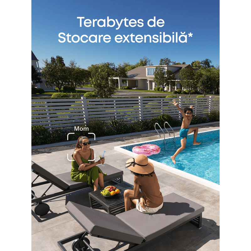 Casa si Gradina - Electrice - Smart Home - Camere de supraveghere - Sistem de supraveghere video eufy eufyCam 3 S330, 4K Ultra HD, incarcare solara, Homebase 3 + 3 camere video - Infinity.ro