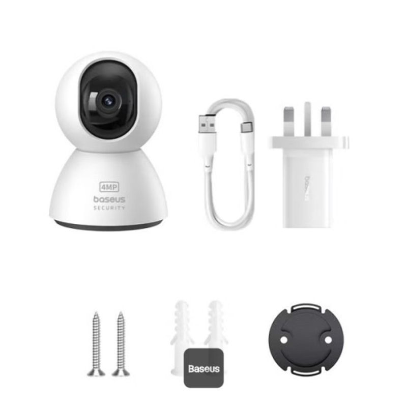 Casa si Gradina - Electrice - Smart Home - Camere de supraveghere - Camera de supraveghere wireless Baseus P1, Pan/Tilt 360 grade, 3K, Smart Detection - Infinity.ro