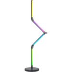 Casa si Gradina - Corpuri si surse de iluminat - Veioze si lampi - Lampadare - Lampadar LED RGB-IC Calex Gaming, Wi-Fi, Bluetooth, 12W, 140 cm, lumina alba si colorata - Infinity.ro