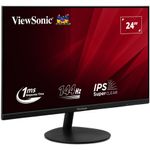 PC, gaming si accesorii - Desktop PC & monitoare - Monitoare - Monitor ViewSonic VA24E2-H, 24", FHD, IPS, 144Hz, Negru - Infinity.ro