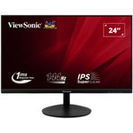 PC, gaming si accesorii - Desktop PC & monitoare - Monitoare - Monitor ViewSonic VA24E2-H, 24", FHD, IPS, 144Hz, Negru - Infinity.ro