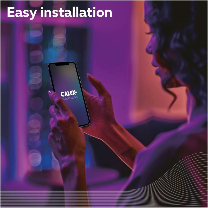 Casa si Gradina - Corpuri si surse de iluminat - Plafoniere, aplice si spoturi - Plafoniera LED RGB inteligenta Calex cu 4 spoturi, Wi-Fi, 4.9W, 345 lm, Negru Mat - Infinity.ro