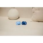 Jucarii, Copii si Bebe - Hrana si alaptare - Biberoane, suzete si accesorii hranire - Suzete si accesorii - Set 2 suzete ortodontice MAM Original, 16-36 luni, silicon, Albastru/Bleu - Infinity.ro