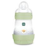 Jucarii, Copii si Bebe - Hrana si alaptare - Biberoane, suzete si accesorii hranire - Biberoane, tetine si accesorii - Biberon anticolici MAM Perfect Start Sealife, 160 ml, tetina silicon SkinSoft, Verde - Infinity.ro