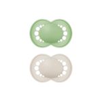 Jucarii, Copii si Bebe - Hrana si alaptare - Biberoane, suzete si accesorii hranire - Suzete si accesorii - Set 2 suzete ortodontice MAM Original, 16-36 luni, silicon, Verde - Infinity.ro