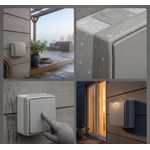 Casa si Gradina - Electrice - Distributie electrica si comanda - Intrerupatoare - Intrerupator simplu ORNO AQUATIC PRO OR-OE-7400/GR, 230V, 10A, IP55, Gri/Grafit - Infinity.ro