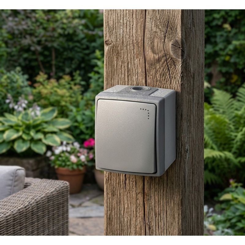 Casa si Gradina - Electrice - Distributie electrica si comanda - Intrerupatoare - Intrerupator simplu LED ORNO AQUATIC PRO OR-OE-7400/P/GR, 10A, IP55, montaj aparent, gri/grafit - Infinity.ro