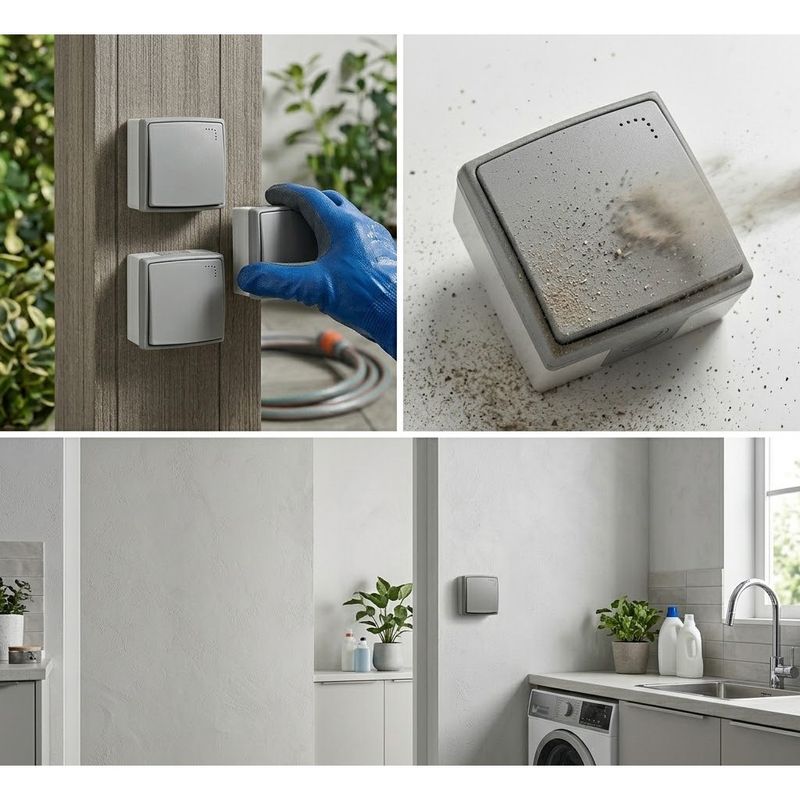 Casa si Gradina - Electrice - Distributie electrica si comanda - Intrerupatoare - Intrerupator simplu LED ORNO AQUATIC PRO OR-OE-7400/P/GR, 10A, IP55, montaj aparent, gri/grafit - Infinity.ro