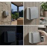 Casa si Gradina - Electrice - Distributie electrica si comanda - Intrerupatoare - Intrerupator simplu LED ORNO AQUATIC PRO OR-OE-7400/P/GR, 10A, IP55, montaj aparent, gri/grafit - Infinity.ro