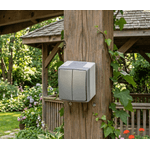 Casa si Gradina - Electrice - Distributie electrica si comanda - Intrerupatoare - Intrerupator dublu ORNO AQUATIC PRO OR-OE-7401/GR, 230V, 10A, montaj aparent, IP55, Gri/Grafit - Infinity.ro