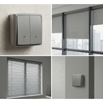 Casa si Gradina - Electrice - Distributie electrica si comanda - Intrerupatoare - Intrerupator Jaluzele ORNO AQUATIC PRO OR-OE-7408/GR, 230V, 10A, IP55, Montaj Aparent, Gri/Grafit - Infinity.ro
