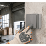 Casa si Gradina - Electrice - Distributie electrica si comanda - Intrerupatoare - Intrerupator Jaluzele ORNO AQUATIC PRO OR-OE-7408/GR, 230V, 10A, IP55, Montaj Aparent, Gri/Grafit - Infinity.ro