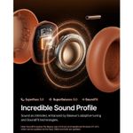 TV, Audio-Video si Foto - Portabile audio - Casti audio - Casti Wireless Over-Ear Baseus Inspire XH1, ANC, Bluetooth 6.1, autonomie 100h, Sunset Coral - Infinity.ro