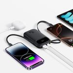 Laptop, Telefoane si Tablete - Telefoane mobile si accesorii - Accesorii Telefoane - Baterii externe - Baterie externa EnerFill FC31 Qpow3 Ultra, 20000mAh, 45W, Display LED, Negru - Infinity.ro