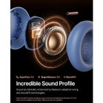 TV, Audio-Video si Foto - Portabile audio - Casti audio - Casti Wireless Over-Ear Baseus Inspire XH1, ANC, Bluetooth 6.1, Autonomie 100h, Twilight Blue - Infinity.ro