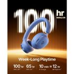 TV, Audio-Video si Foto - Portabile audio - Casti audio - Casti Wireless Over-Ear Baseus Inspire XH1, ANC, Bluetooth 6.1, Autonomie 100h, Twilight Blue - Infinity.ro