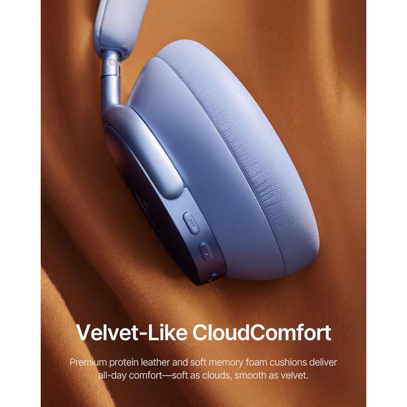 TV, Audio-Video si Foto - Portabile audio - Casti audio - Casti Wireless Over-Ear Baseus Inspire XH1, ANC, Bluetooth 6.1, Autonomie 100h, Twilight Blue - Infinity.ro
