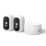 Casa si Gradina - Electrice - Smart Home - Camere de supraveghere - Sistem supraveghere video Eufy eufyCam C35, HomeBase Mini + 2 camere, Full HD, detectie AI - Infinity.ro