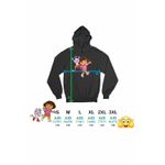 Fashion, accesorii si bijuterii - Barbati - Imbracaminte - Hanorace barbati - Hanorac Barbati Dora Explorer Maimuta Aventuri, negru, marime S - Infinity.ro