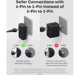 Casa si Gradina - Electrice - Accesorii electrice - Accesorii prize si intrerupatoare - Adaptor de calatorie Anker Nano Travel Adapter 5 in 1, 20W, 2x USB-C, 2x USB-A, Negru - Infinity.ro