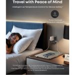 Casa si Gradina - Electrice - Accesorii electrice - Accesorii prize si intrerupatoare - Adaptor de calatorie Anker Nano Travel Adapter 5 in 1, 20W, 2x USB-C, 2x USB-A, Negru - Infinity.ro