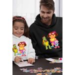 Fashion, accesorii si bijuterii - Barbati - Imbracaminte - Hanorace barbati - Hanorac Barbati Dora Exploratoarea Franklin Explorer Maimuta, negru, marime 3XL - Infinity.ro