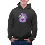 Fashion, accesorii si bijuterii - Barbati - Imbracaminte - Hanorace barbati - Hanorac Barbati Dora Explorer Ghiozdan Harta Actiune, negru, marime M - Infinity.ro